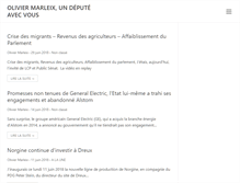 Tablet Screenshot of oliviermarleix.fr